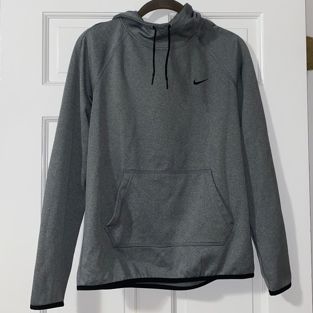 Nike Dri-Fit Gray Hoodie, Size Small